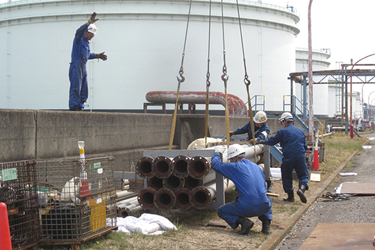 資格取得可能な工場工事作業員 募集要項 千葉市原のガス管 プラント工事なら 求人専門 京葉工業 採用特設サイト
